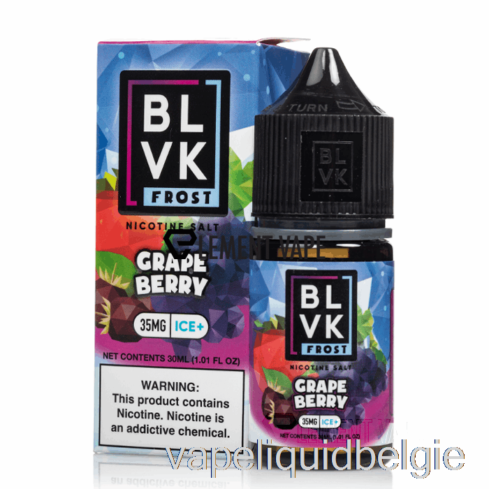 Vape Smaken Druif Bes - Blivk Vorstzouten - 30ml 35mg